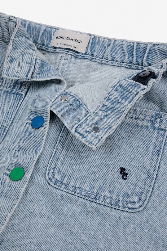 Bobo Choses fustă din denim pentru copii albastru 124AC095