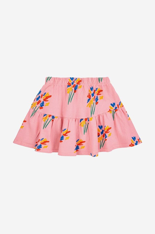 Dziewczynka Bobo Choses spódnica bawełniana dziecięca 124AC089 różowy