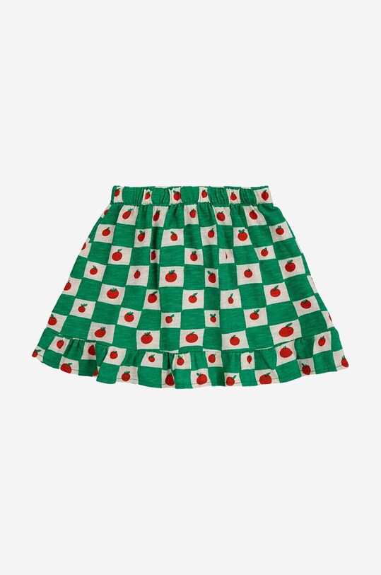 Bobo Choses fusta din bumbac pentru copii 124AC088 verde SS24