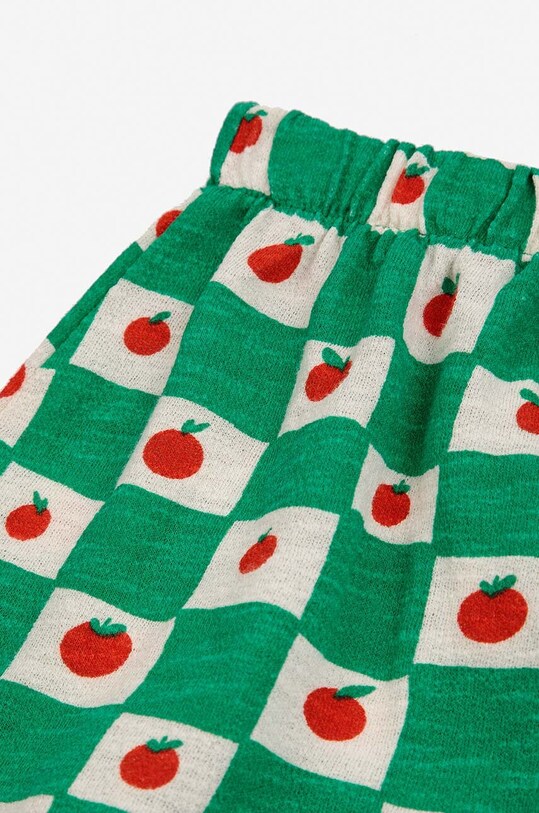 Fete Bobo Choses fusta din bumbac pentru copii 124AC088 verde
