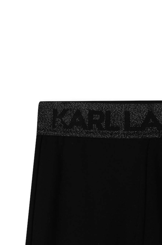 Dziewczynka Karl Lagerfeld legginsy dziecięce Z30067.114.150 czarny