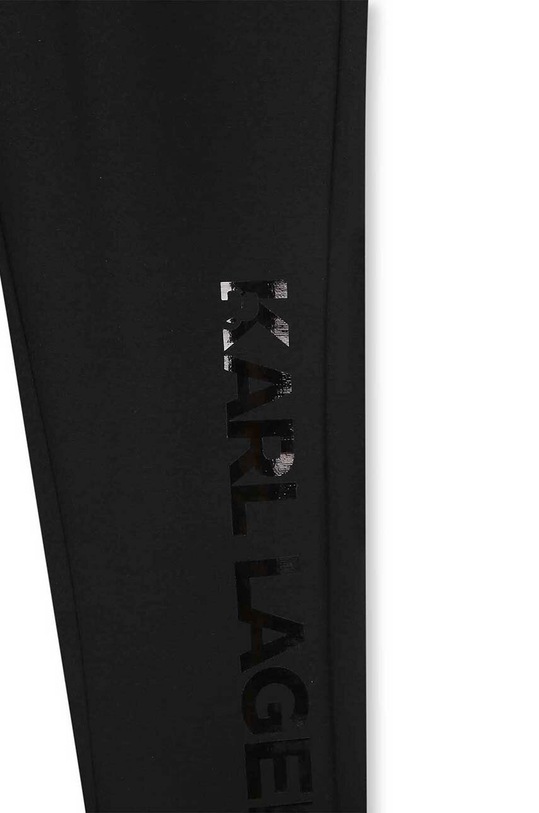Karl Lagerfeld legginsy dziecięce czarny Z30067.114.150