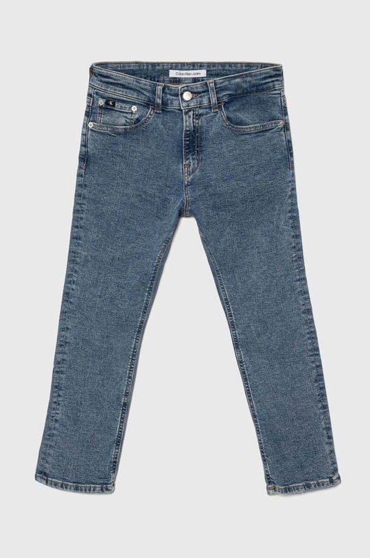 Calvin Klein Jeans jeans copii reglabil albastru IB0IB01909.PPYH