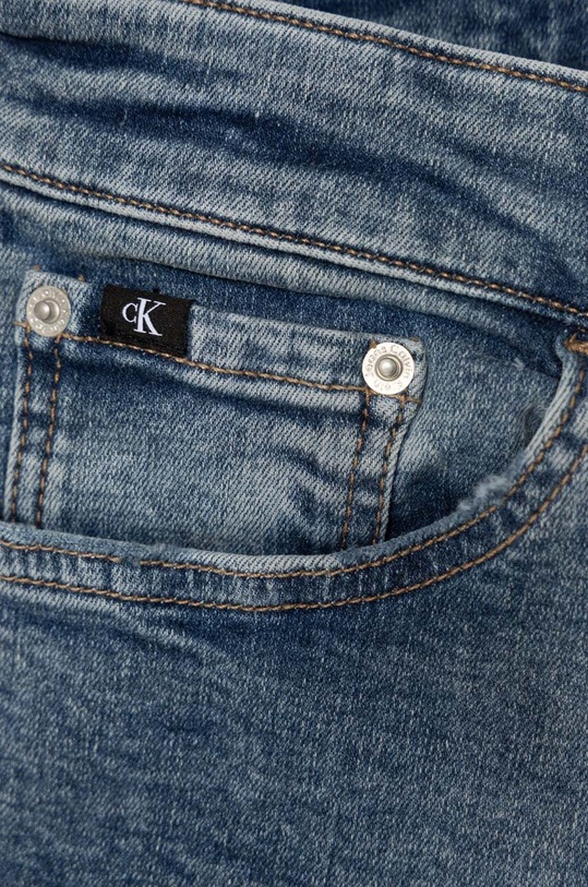 Băieți Calvin Klein Jeans jeans copii IB0IB01909.PPYH albastru