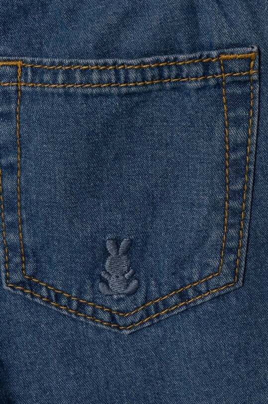 Băieți United Colors of Benetton jeans bebelusi 4XR6574QE.W.Reproposed albastru