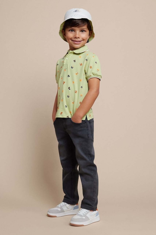 Mayoral jeans copii regular fit Planet friendly gri 540.5K.Mini.PPYH