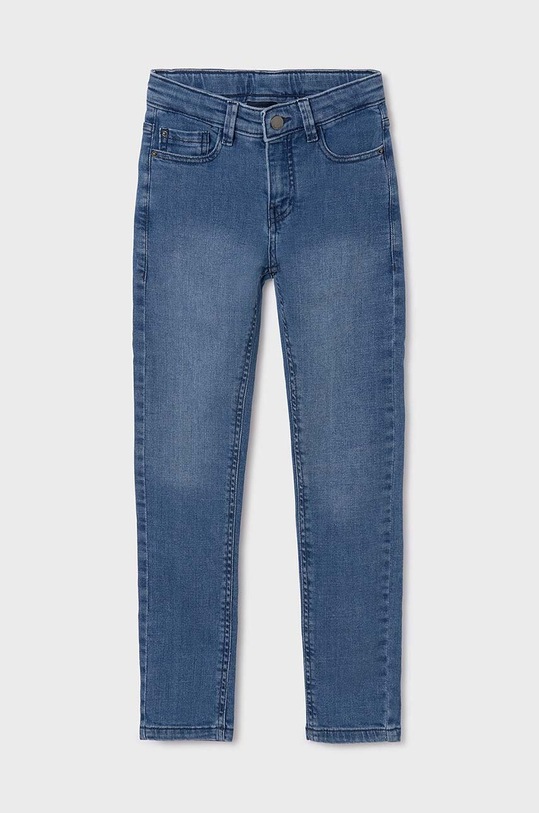 Mayoral jeans copii regular fit Planet friendly albastru 543.7C.Junior.PPYH
