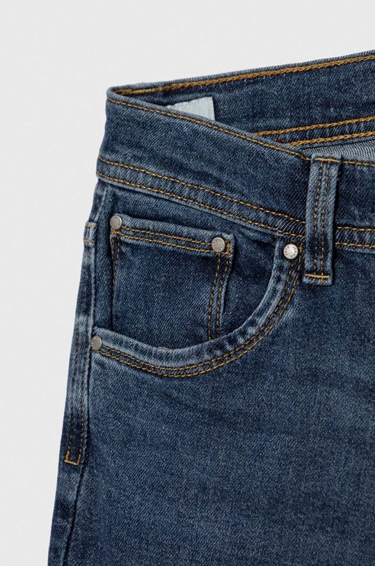 Chłopiec Pepe Jeans jeansy dziecięce SLIM JEANS JR PB202136HR6 granatowy