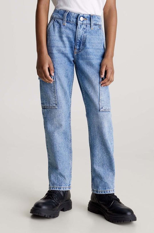 Detské rifle Calvin Klein Jeans rifle modrá IB0IB01996.PPYH