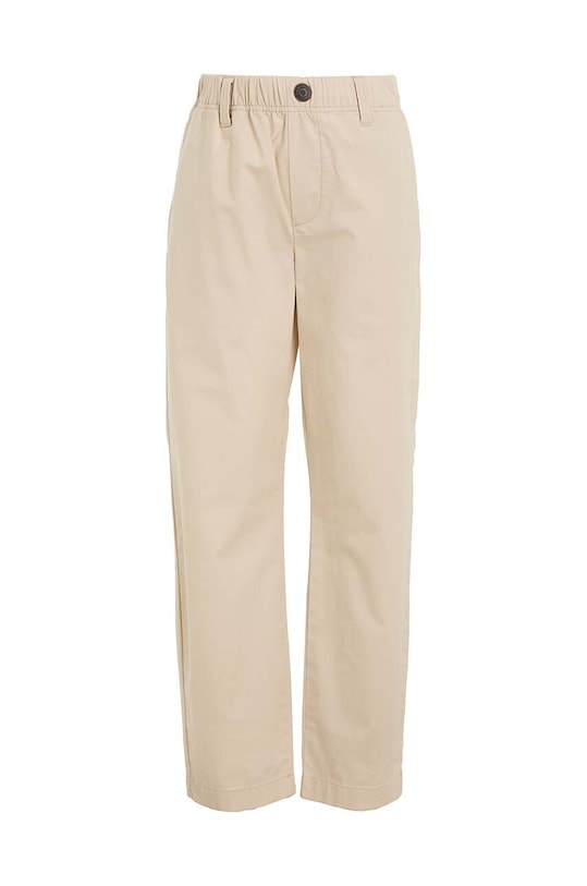 Dětské kalhoty Tommy Hilfiger KB0KB08895.128.176.PPYH béžová SS24