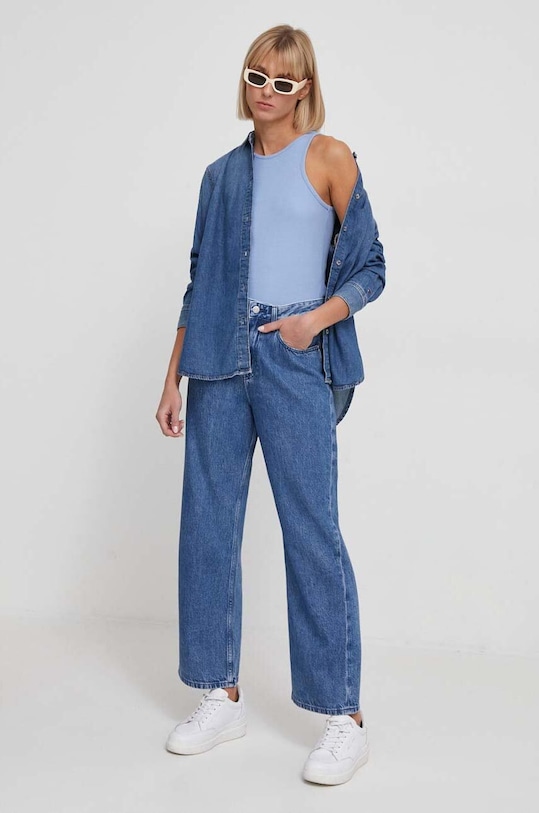 Rifle Tommy Hilfiger WW0WW40637 modrá SS24