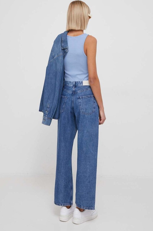 Oblečenie Rifle Tommy Hilfiger WW0WW40637 modrá