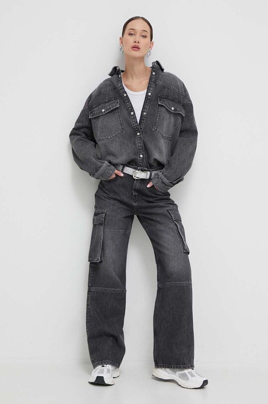 HUGO jeans 1993 50507887 gri SS24