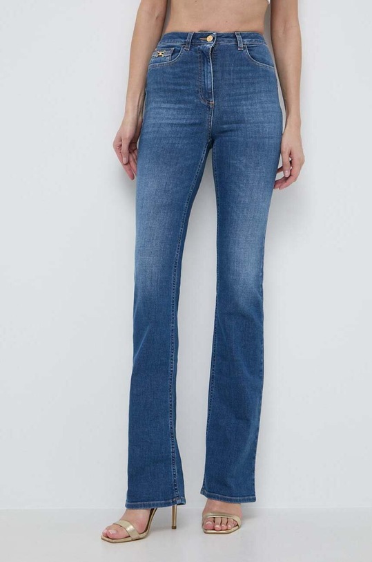Elisabetta Franchi jeansi Planet friendly albastru PJ57I41E2