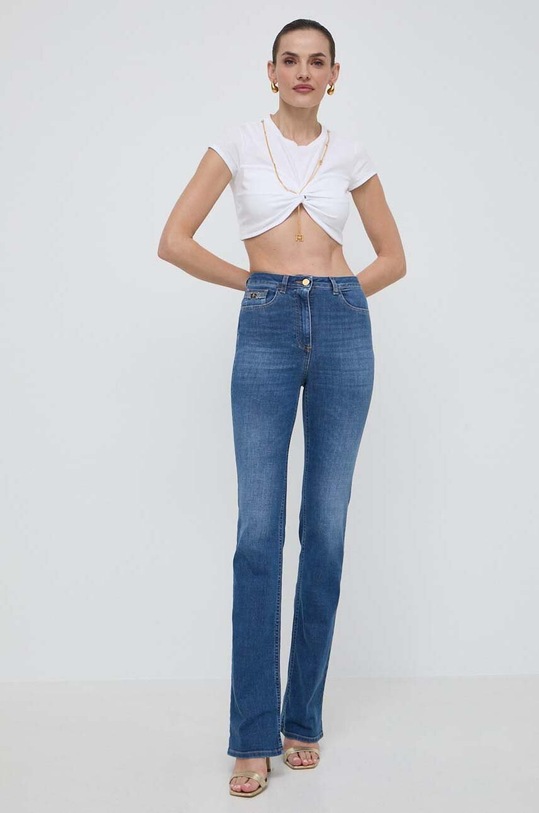 Elisabetta Franchi jeansi PJ57I41E2 albastru SS24