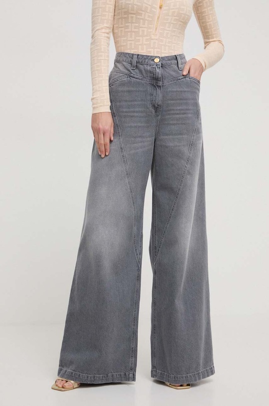 Elisabetta Franchi jeans grigio PJ59D41E2