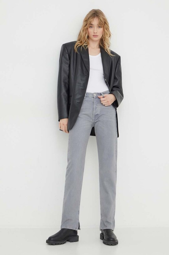 Джинси Samsoe Samsoe F23400105 сірий SS24