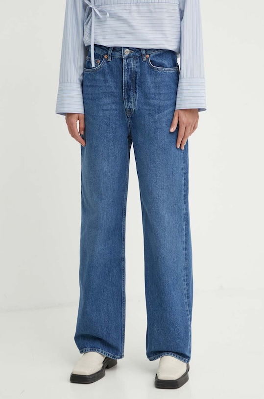Samsoe Samsoe jeansy SHELLY Planet friendly niebieski F23400141