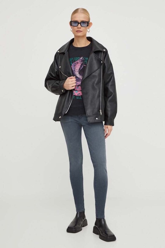 G-Star jeansy Lhana D19079.9882 szary SS24