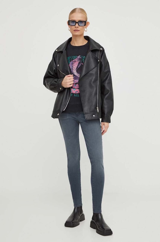 G-Star jeansy Lhana D19079.9882 szary SS24