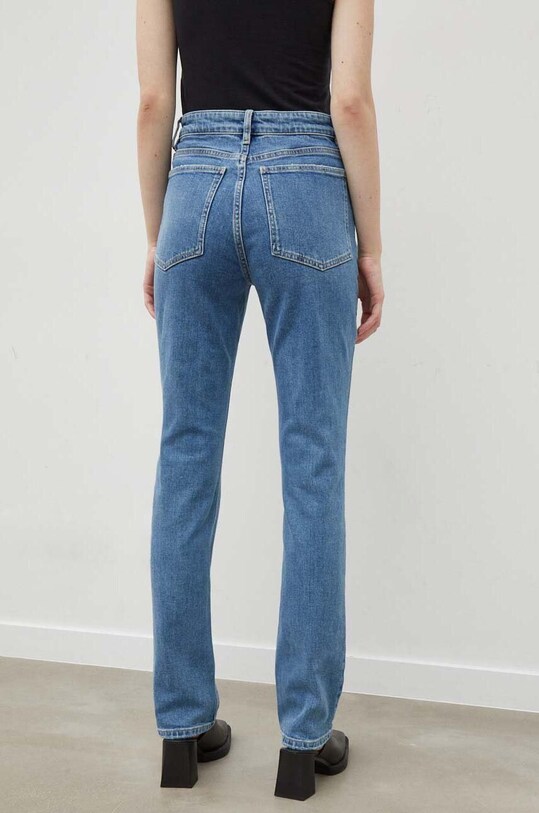 Odzież By Malene Birger jeansy Stellen Q70854003Z niebieski