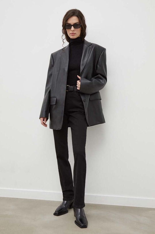 By Malene Birger jeansy Stellen Q70854003Z czarny SS24