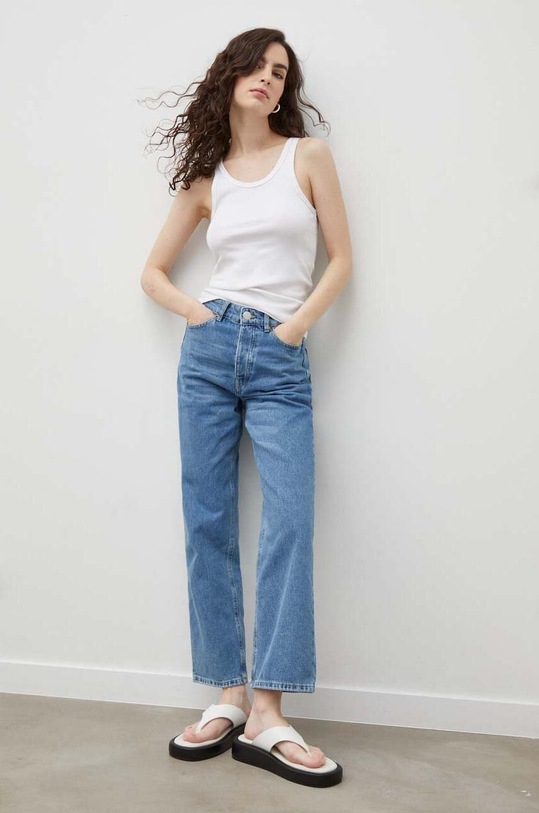 By Malene Birger jeansy Milium Planet friendly niebieski Q70252018Z