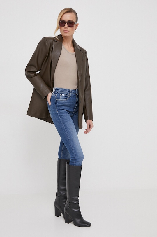 Calvin Klein Jeans jeansy J20J222140 niebieski SS24