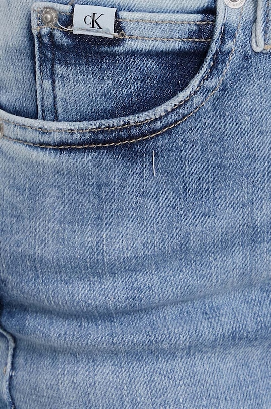 Rifle Calvin Klein Jeans modrá J20J222145