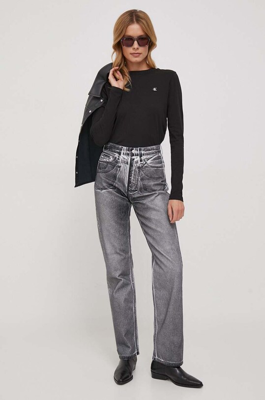 Calvin Klein Jeans jeansy J20J222453 szary SS24