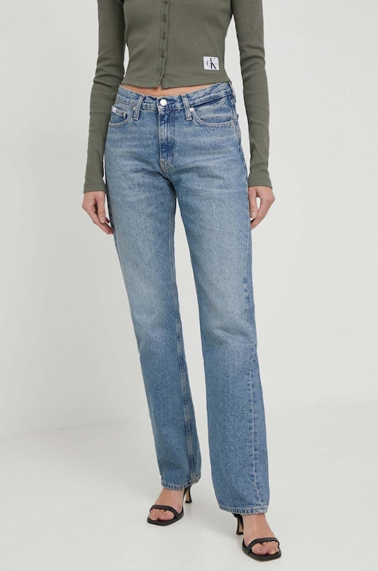 Calvin Klein Jeans jeansy Planet friendly niebieski J20J222437