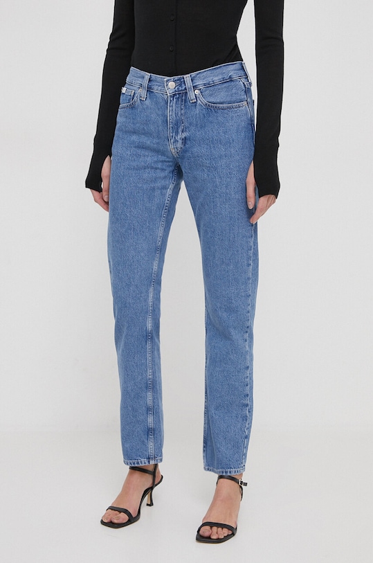 Rifle Calvin Klein Jeans J20J222439 modrá SS24