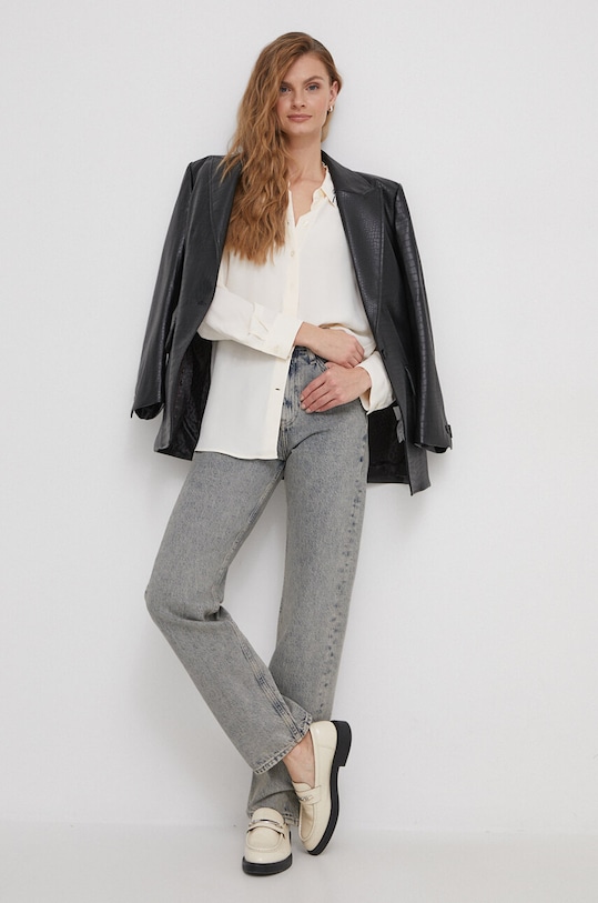 Kavbojke Calvin Klein Jeans J20J222455 modra SS24