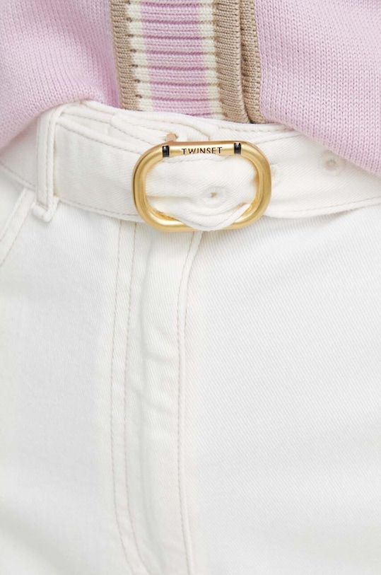 Τζιν παντελόνι Twinset μπεζ 241TP2644