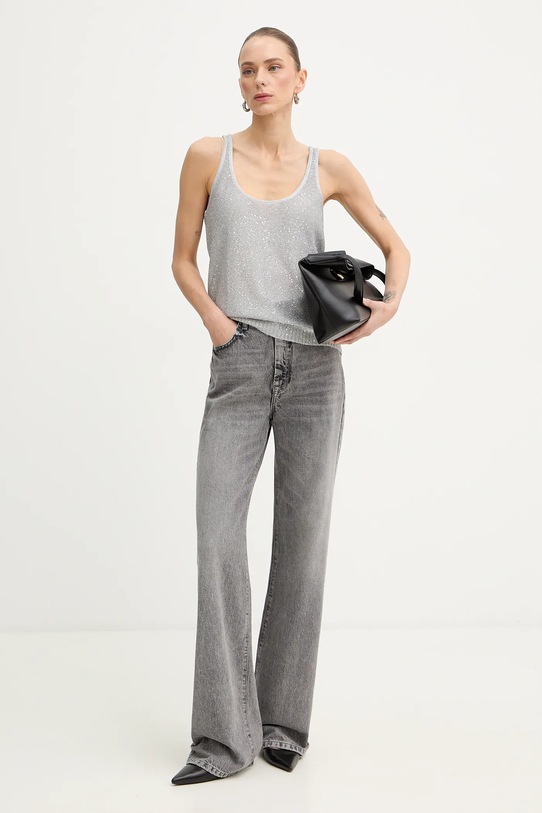 Patrizia Pepe jeansy 8P0487.D1WZN szary AW25