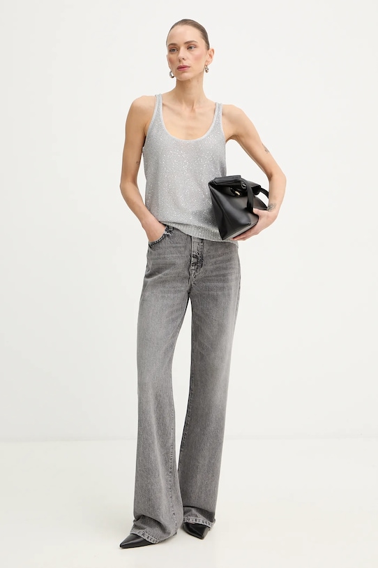 Patrizia Pepe jeansy 8P0487.D1WZN szary AW25