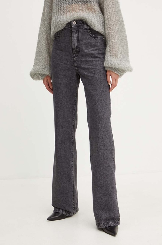 Traperice Patrizia Pepe visoki siva 8P0487.D1WZN