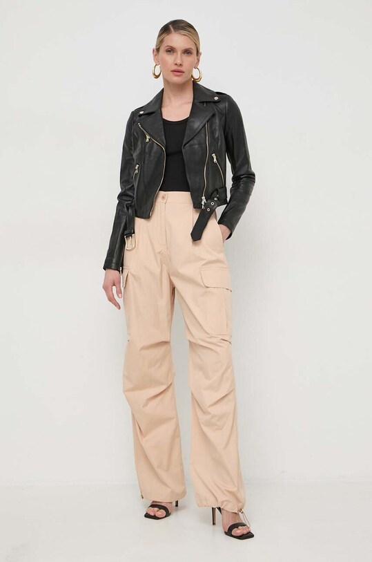 Patrizia Pepe pantaloni de bumbac 8P0602.A391 bej AA00