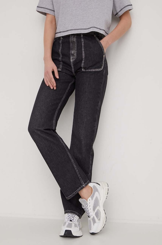 Karl Lagerfeld Jeans jeansy Planet friendly czarny 240J1105