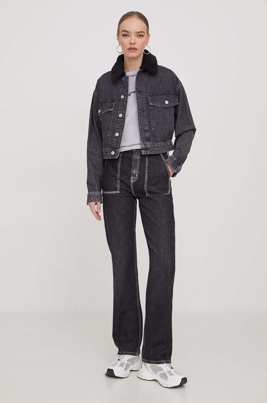 Karl Lagerfeld Jeans jeansy 240J1105 czarny SS24