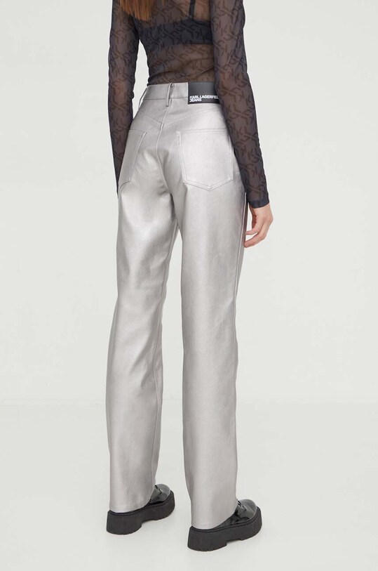 Одяг Штани Karl Lagerfeld Jeans 240J1004 срібний