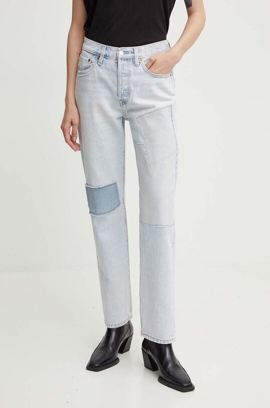 Levi's jeansy 501® JEANS FOR WOMEN Planet friendly niebieski 12501