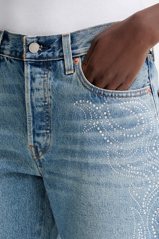 Levi's jeansy 501 90S granatowy A1959