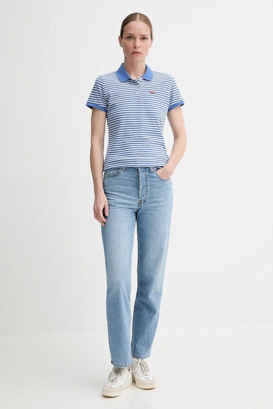 Džíny Levi's RIBCAGE STRAIGHT 72693 modrá SS25