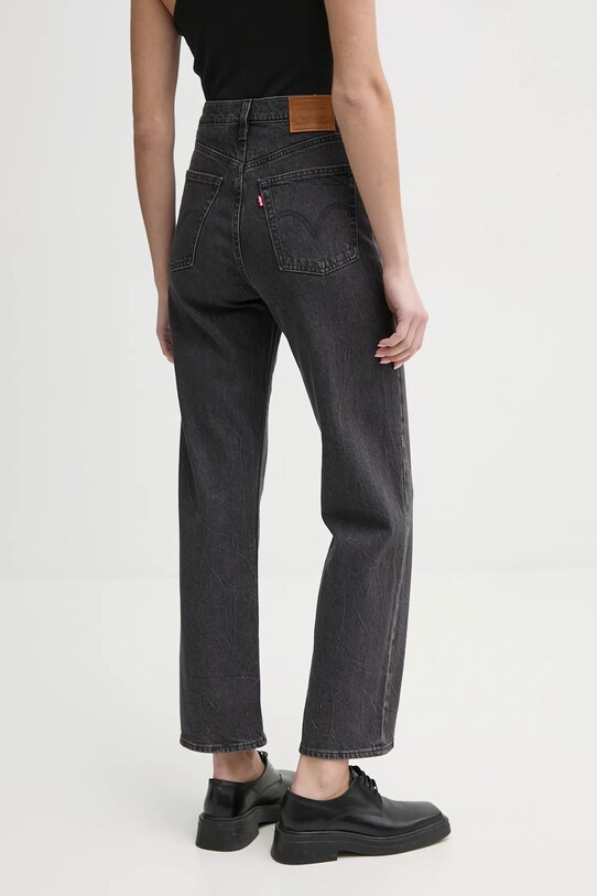 Oblečenie Rifle Levi's RIBCAGE STRAIGHT ANKLE 72693 sivá