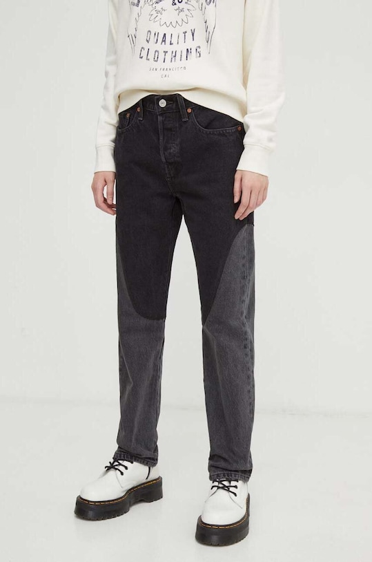 Τζιν παντελόνι Levi's 501 A7501 μαύρο SS24