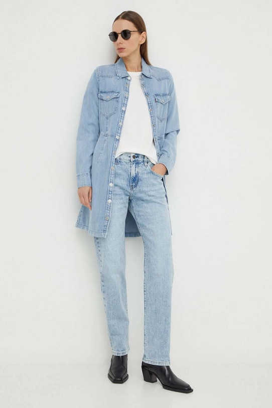 Levi's jeansy MIDDY STRAIGHT A4690 niebieski SS24