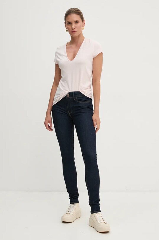 Levi's jeansi 711 DOUBLE BUTTON A6215 bleumarin AW24