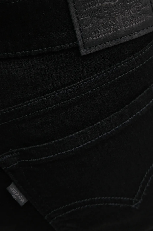 Levi's jeansi 711 DOUBLE BUTTON negru A6215