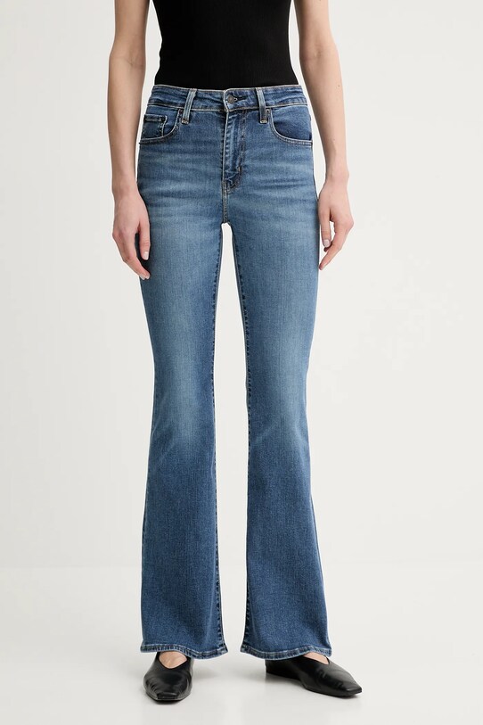 Levi's jeansy 726 HR FLARE Planet friendly niebieski A3410